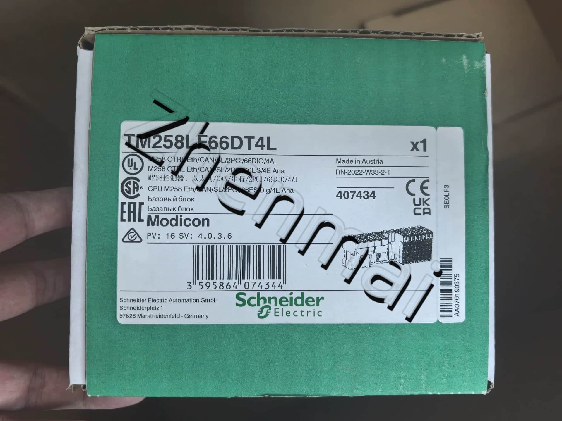 100% zbrusu nový, originální a originální Schneider TM258LF66DT4L Frekvenční měniče, jističe, stykače, ochranná zařízení