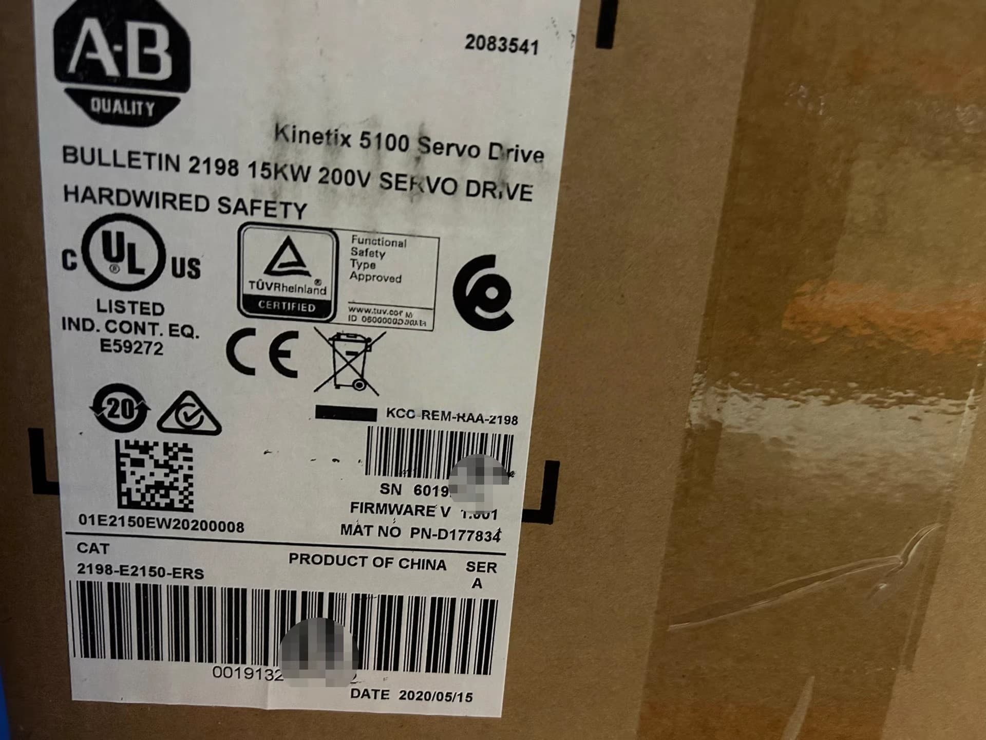 Servo 2198-E2150-ERS Kinetix 5100, zcela nové a originální