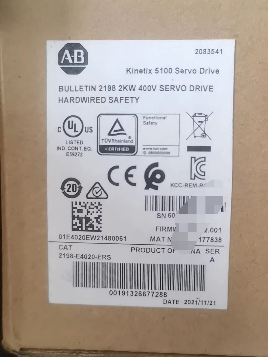 Servo 2198-E4020-ERS Kinetix 5100, zcela nové a originální