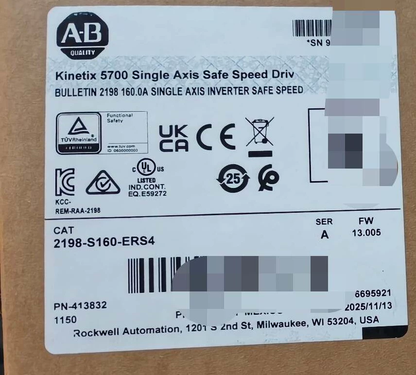 2198-S160-ERS4 Kinetix 5700 servo, zcela nové a originální