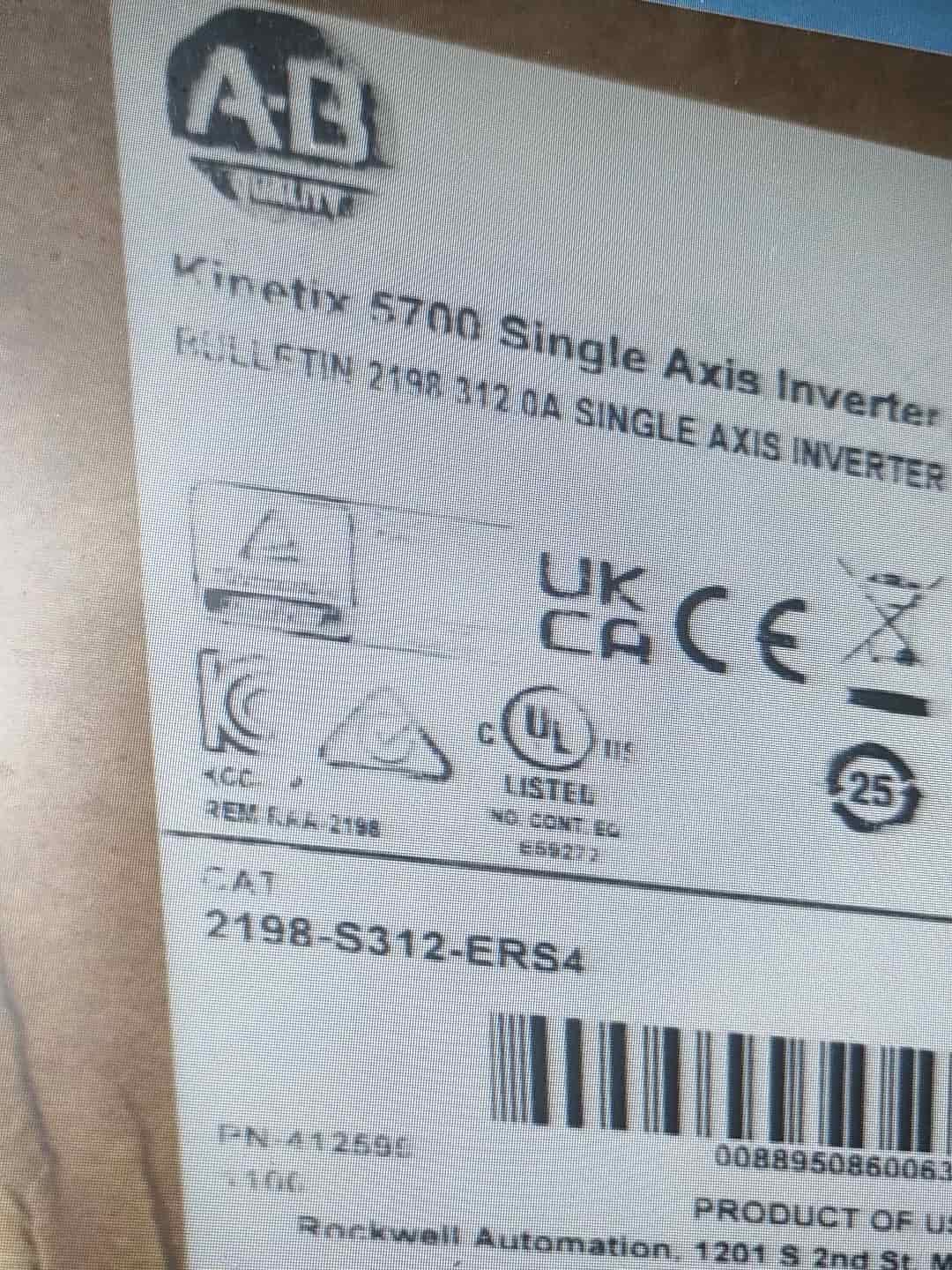 Servo 2198-S312-ERS4 Kinetix 5700, zcela nové a originální