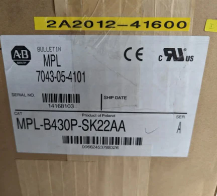 Bulletin servomotorů Allen Bradley MPL-B430P-SK22AA MPL LL