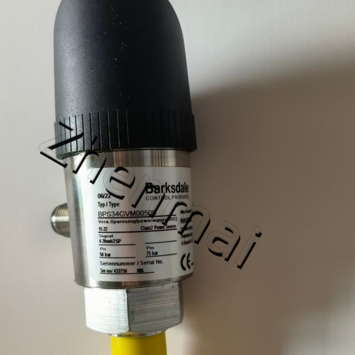 Zcela nový originál Barksdale BPS34GVM0050B Tlakový senzor Hladinový spínač Průtokový spínač Tlakový spínač Rychlé dodání