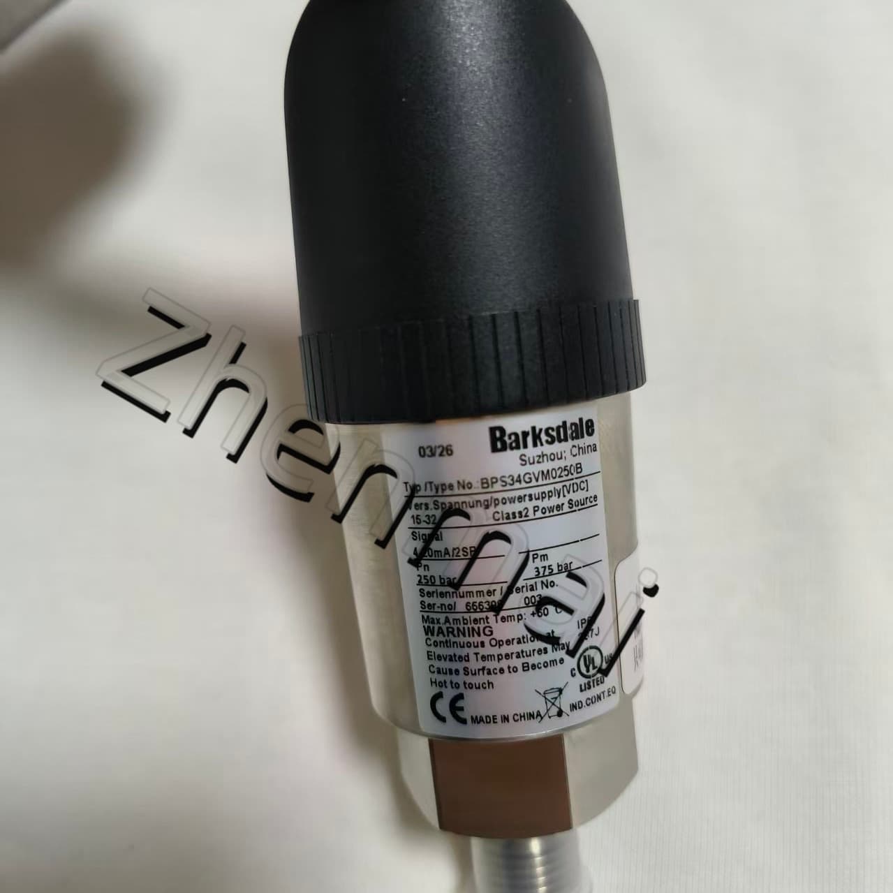 Zcela nový originál Barksdale BPS34GVM0250B Tlakový senzor Hladinový spínač Průtokový spínač Tlakový spínač Rychlé dodání
