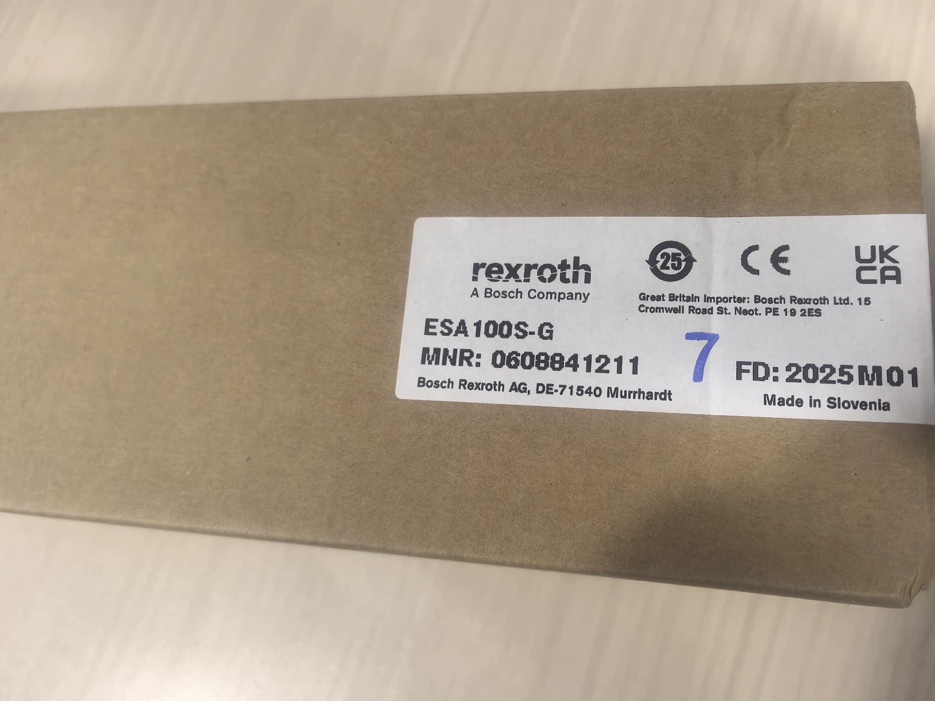 Zcela nový originální servopohon Bosch Rexroth Elektrický momentový klíč ESA100S-G Servomotor Rychlé dodání