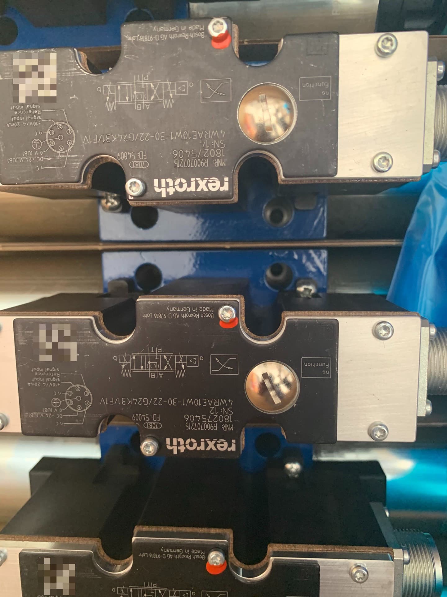 Zcela nový originální servopohon Bosch Rexroth Redukční ventil tlaku 4WRAE10W60-2X/G24N9K31/F1V servomotor Rychlé dodání