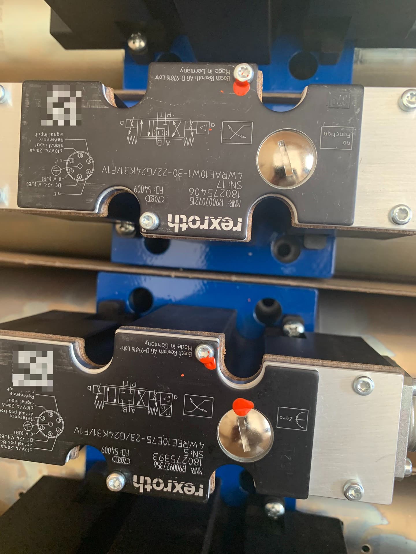 Zcela nový originální servopohon Bosch Rexroth Redukční ventil tlaku 4WRAE6W1-15-2X/G24K31/F1V servomotor Rychlé dodání